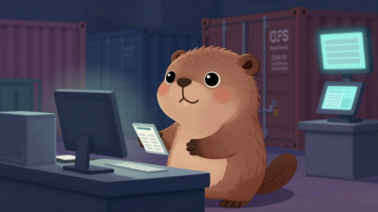 컨테이너화물집하소수납원