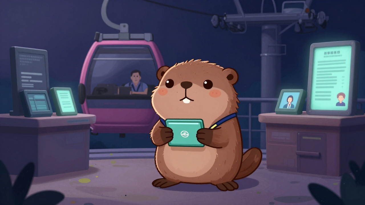 케이블카안내원