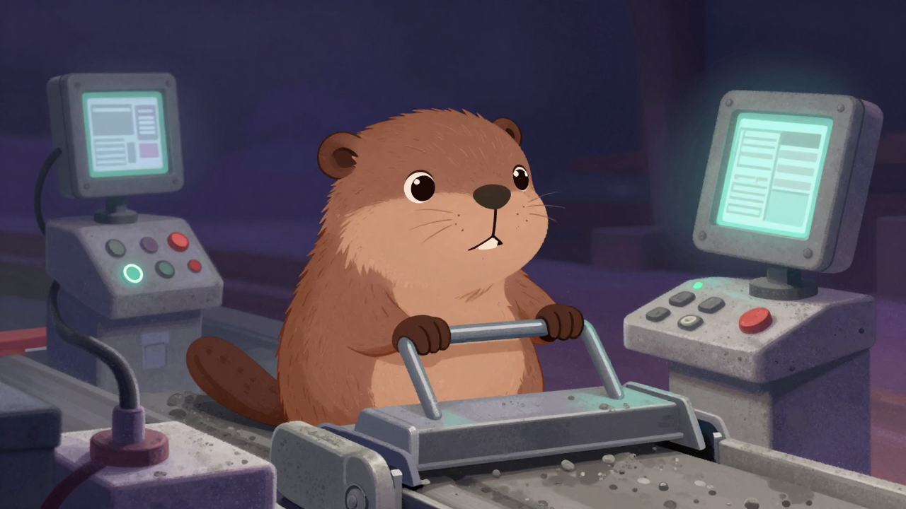 콘크리트도로포장기조작원