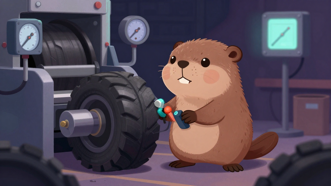 타이어고무사이드압출기운전원