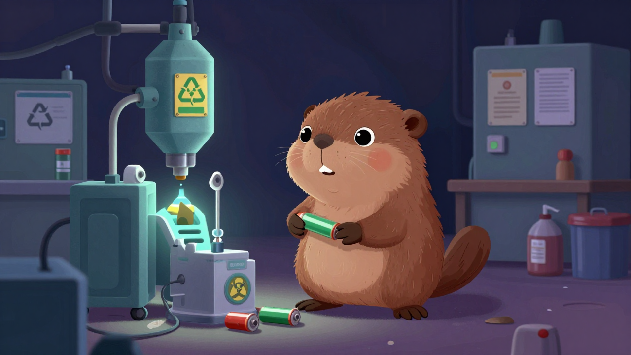 폐건전지처리원