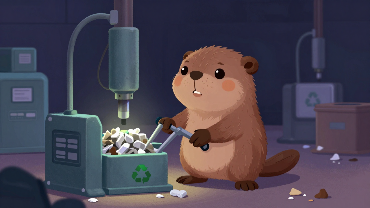 폐플라스틱압축기조작원