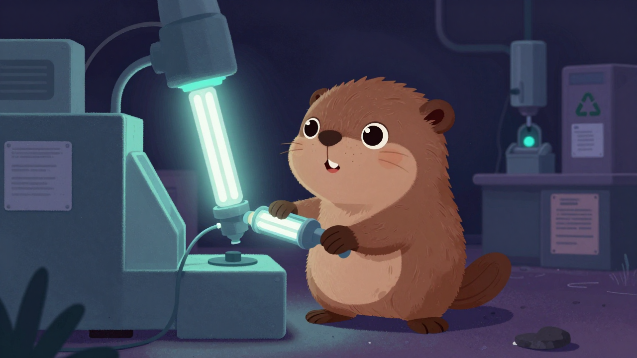 폐형광등재활용처리원