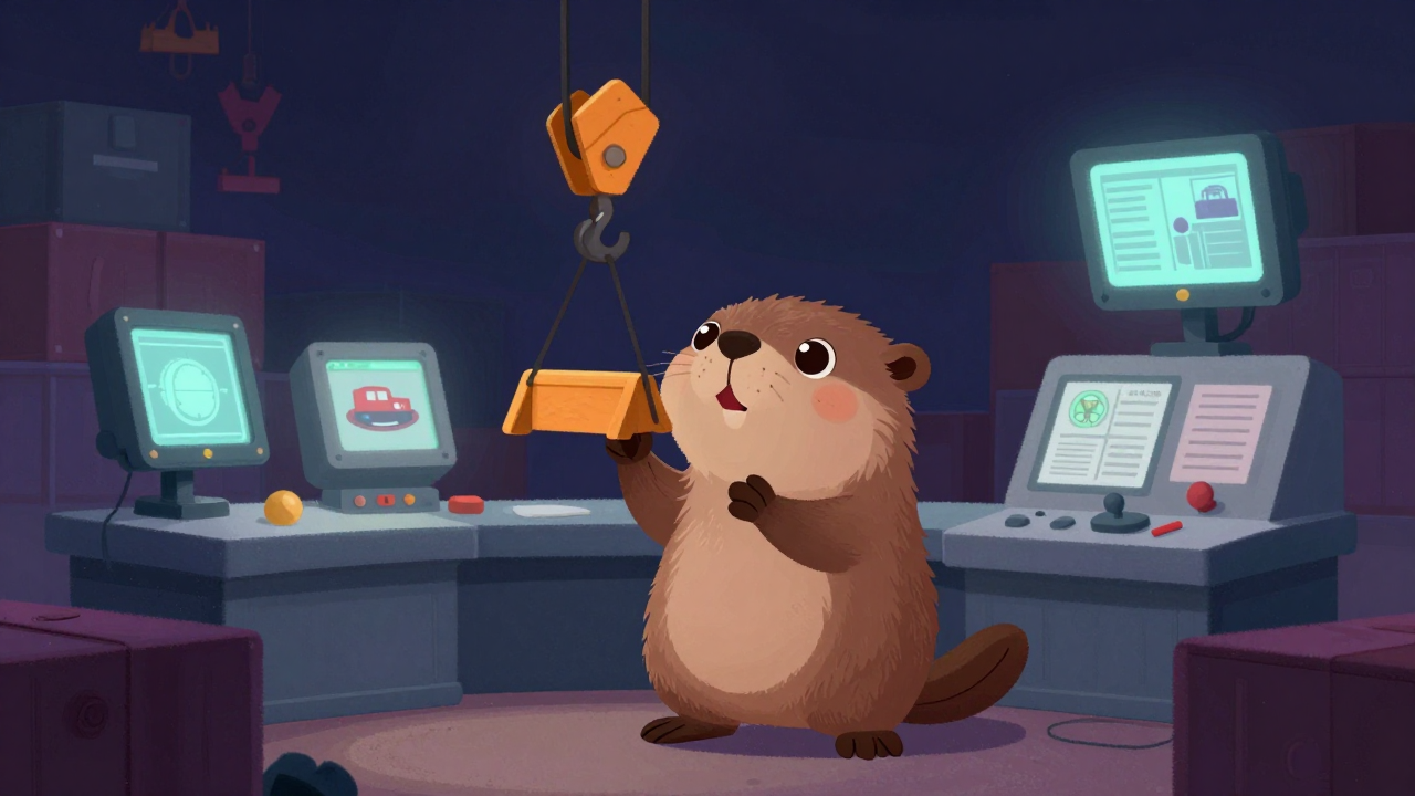 하역기중기조종원