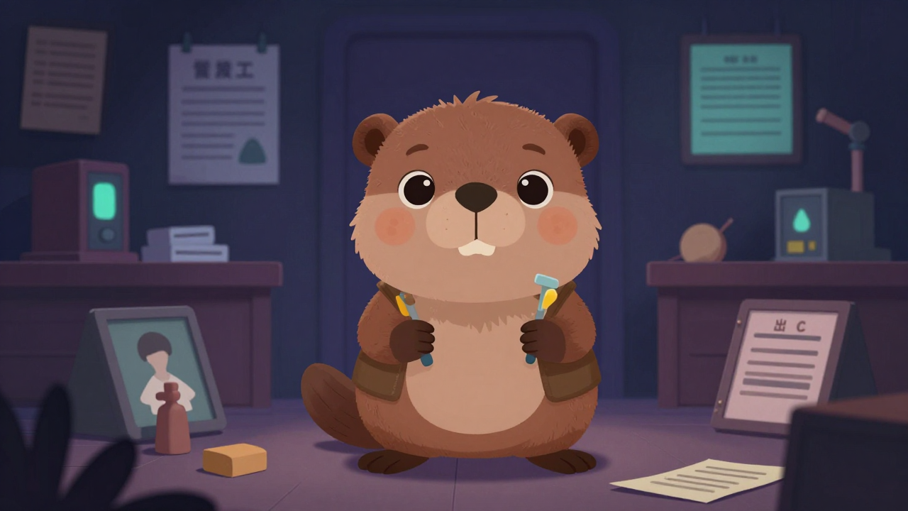 형사 직업 종사자가 업무를 수행하는 모습