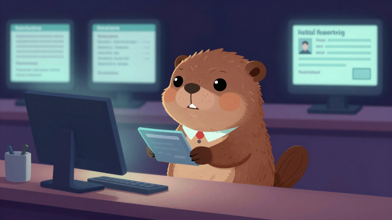 호텔예약사무원